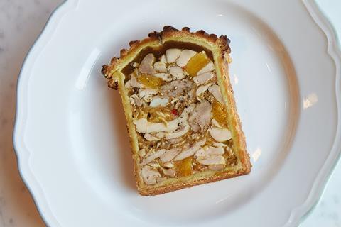 Brasserie Constance - Hand-raised Coronation Chicken Pie slice - 2100x1400