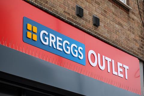 A Greggs Outlet sign