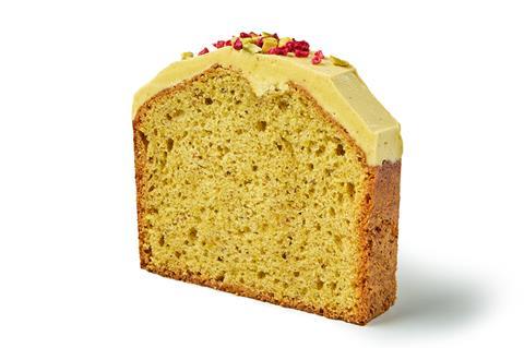 Pistachio & Raspberry Loaf Cake