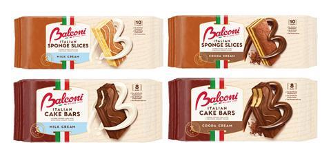 Balconi - Cake bars and sponge slices