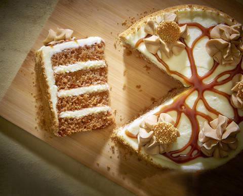 A speculoos flavoured cake from manufacturer BBF