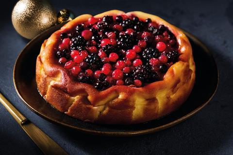 Morrisons - Winter Berry Topped Baked Cheesecake