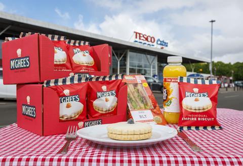 McGhee's Bakery - McGhee's empire biscuit have joined the Tesco meal deal