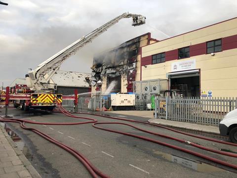 Minerva Road Park Royal bakery fire