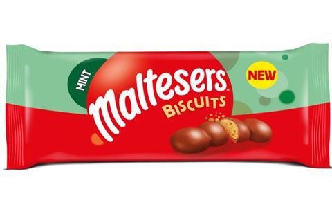 Mint Maltesers Biscuits