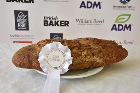 Britain's Best Loaf Highly Commended Sourdough with Other Ingredients from Seasons Bakery