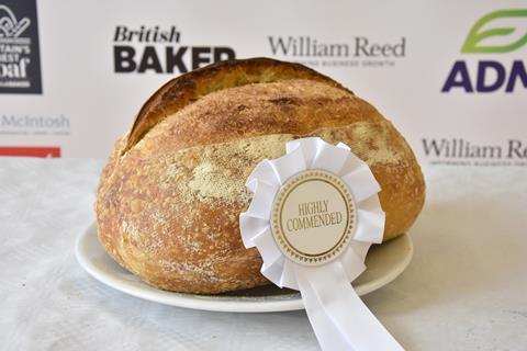 Britain's Best Loaf Highly Commended White loaf from Peter Cooks Bread