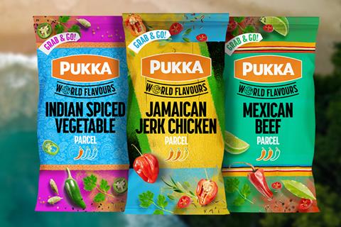 Pukka World Flavours pastry parcels