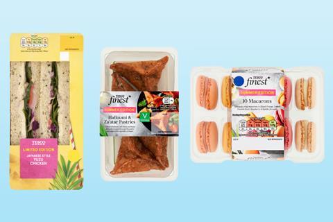 Tesco Summer Edition range 2024 bakery 2100x1400