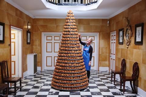 Aunt Bessie's Yorkshire pudding tower