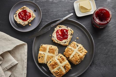 Tesco Finest Hot Cross Scone