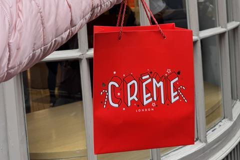 Creme bakery bag