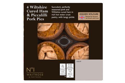 Waitrose piccalilli pork pies