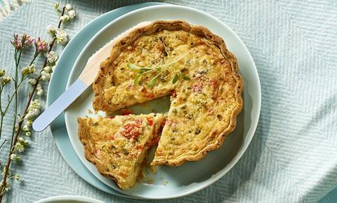 Asda Wensleydale quiche