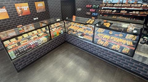 Freshly stocked shelves at a Wenzel's The Bakers in London