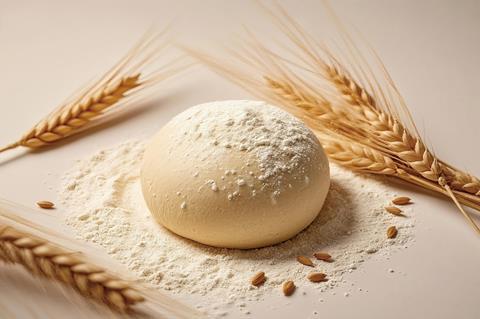 Dough and wheat image RS