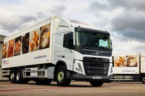Bako has over 70 vehicles in its delivery fleet supplying ingredients and finished products to independent bakers and caterers