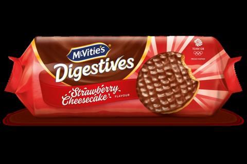 McVitie's Strawberry Cheesecake Digestives