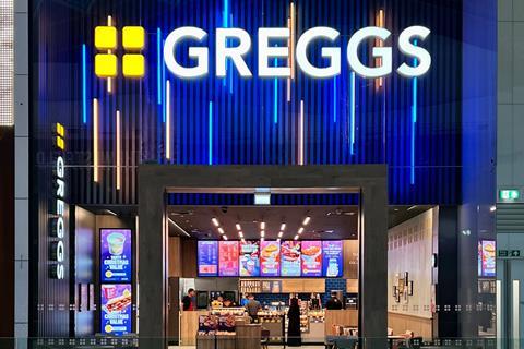 Unique shop design of a Greggs store at Westfield London shopping centre in White City, which opened last year  2100x1400