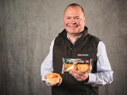 Brian Sarafilovic from Pie Sports as it announces new deal with Aldi Scotland 1