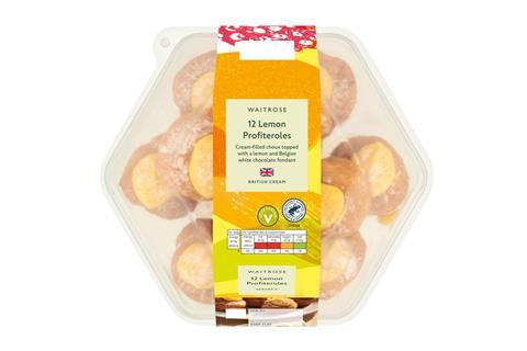 Waitrose lemon profiteroles