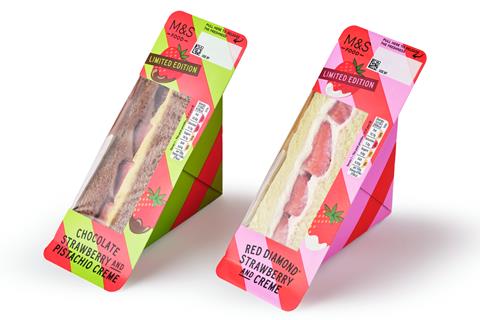 Paranova - M&S strawberries and cream sandwiches - 2100x1400