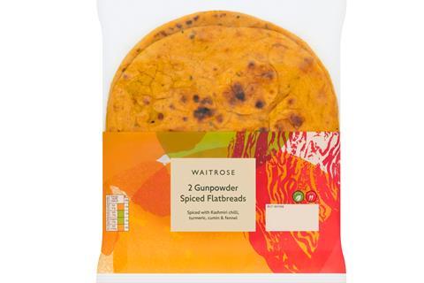 Waitrose gunpowder flatbreads