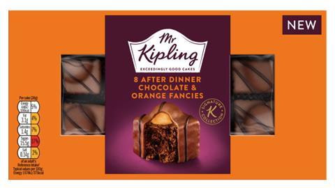 Mr Kipling rolls out new chocolate & orange fancies