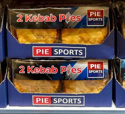 Pie Sports - Kebab Pie twin-packs at retailers