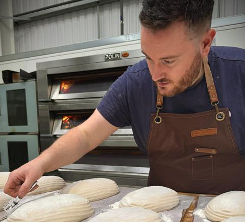 Tom Martin, The Bread Factory, scoring loaves
