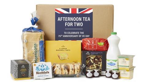 Morrisons launches VE Day afternoon tea boxes 