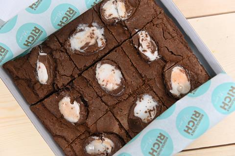 Creme Egg brownies by Ridiculously Rich by Alana