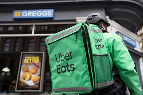 Uber Eats partners with Greggs