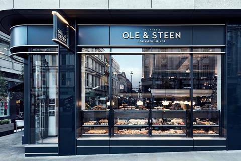 Ole & Steen shop in St James Market, London