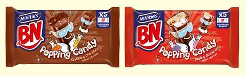 McVitie's BN Popping Candy Cake Bars