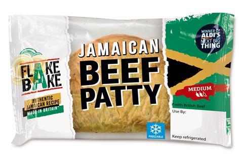 Flake Bake Jamaican Beef Patty pack shot 2100x1400