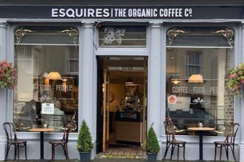 Esquires shop front