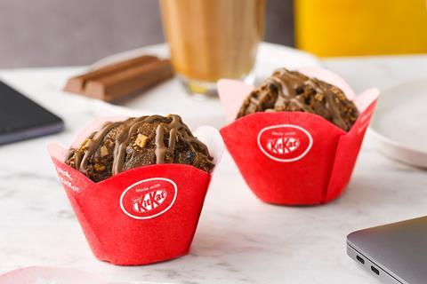Dawn Foods and Nestle Professional have teamed up to create a KitKat muffin