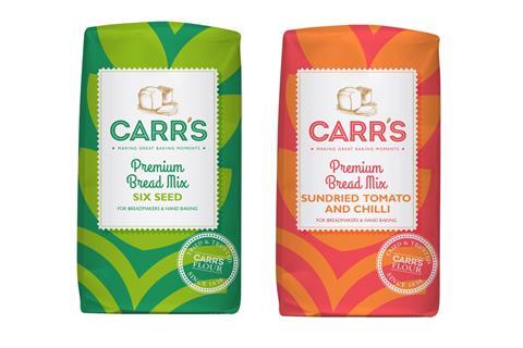Carrs premium six seed bread mix and sundried tomato bread mix