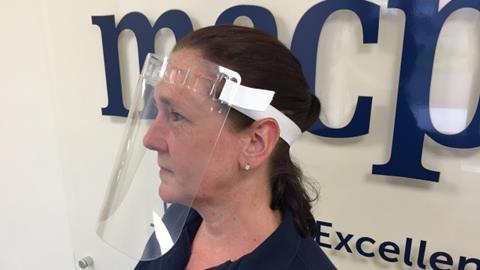 Macpac PPE visor secures MHRA and CE certification