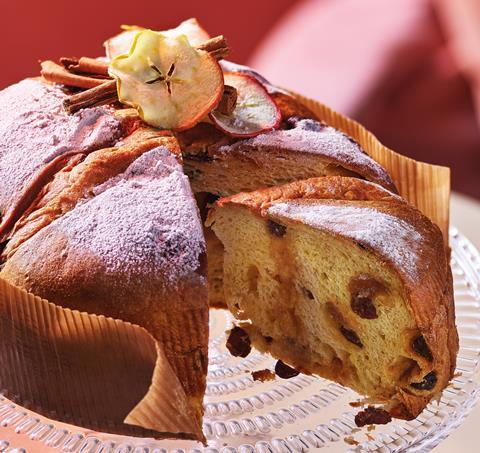 An apple & cinnamon panettone