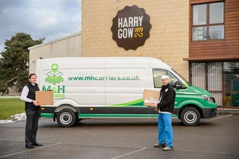 M&H Carriers MD Fraser MacLean (left) and Harry Gow director Fraser Gow