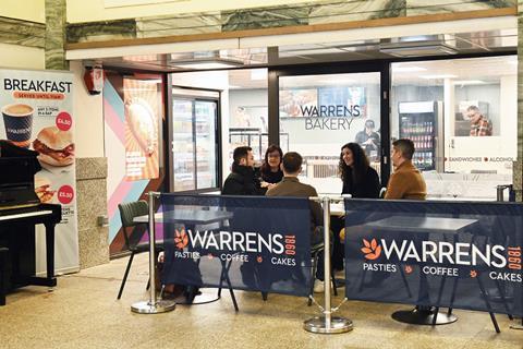 Warrens Bakery new store at Cardiff Central station - credit Richard Swingler   2100x1400