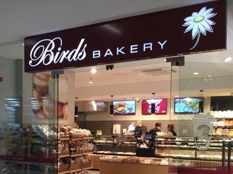 Birds Bakery in Derby