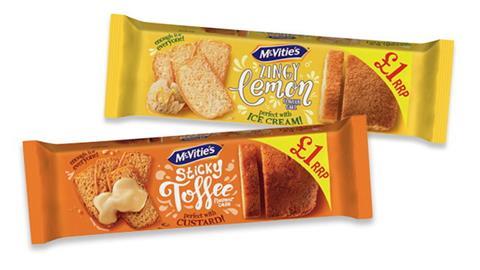 McVitie’s extends range as Covid brings cakes boom