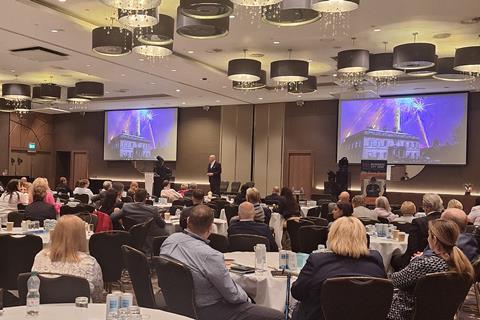 British Baker - Attendees listen to a presentation as part of the CBA Business Day 2024 - 2100x1400