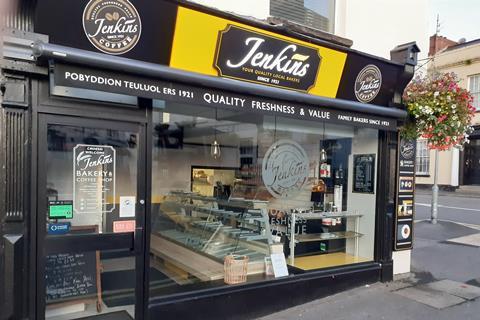 Outside a Jenkins Bakery site in Wales