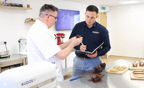 Kudos Blends - Head of chemistry Anthony Eyles with senior development manager Paul Hollywood