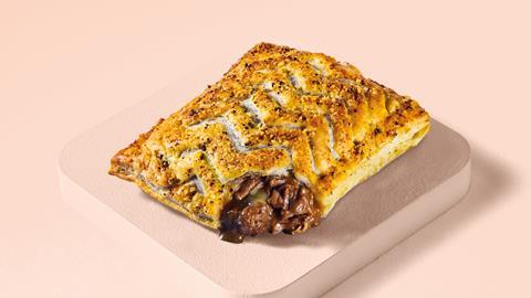 Greggs Steak and Stilton Bake