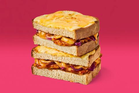 Greggs BBQ Chicken Toastie